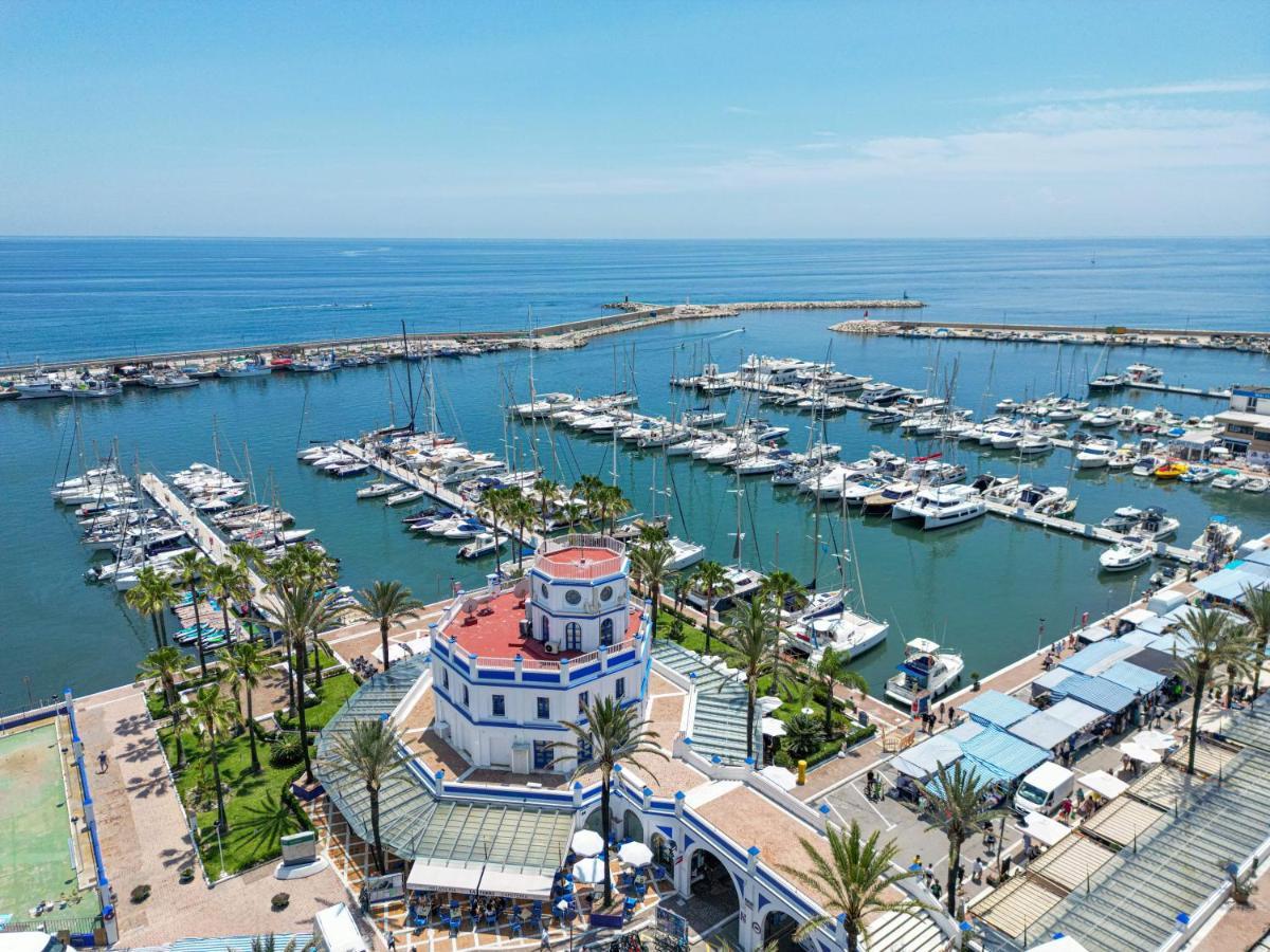 Spacious Beachfront Town House In Estepona With Fully Equipped Kitchen, Pools, Garden, Sea View Dış mekan fotoğraf